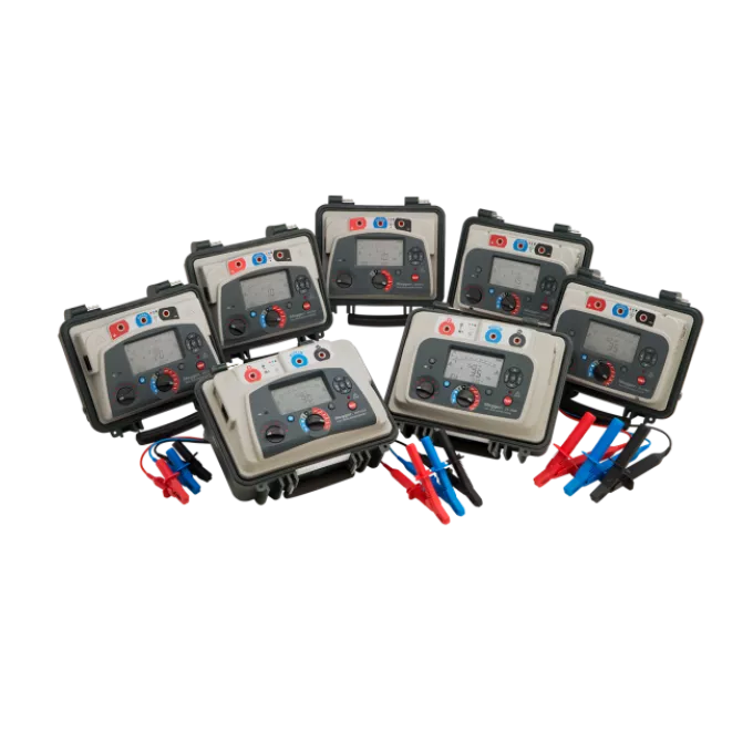 5 kV, 10 kV and 15 kV insulation resistance testers