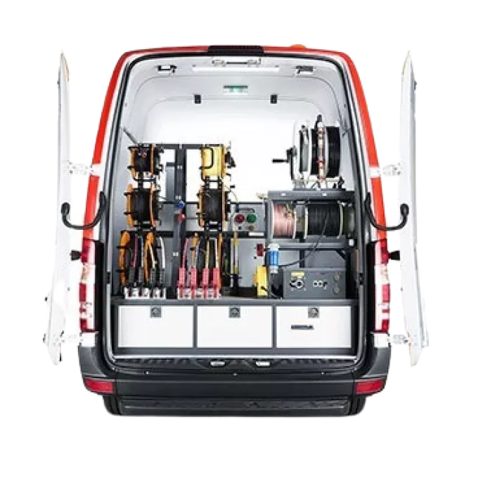 Power transformer test van